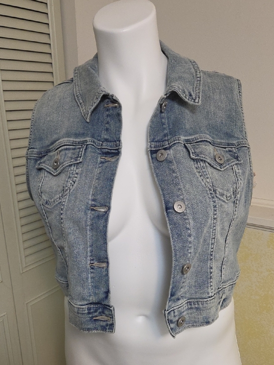 torrid Jackets & Blazers - torrid Light Wash Denim Vest